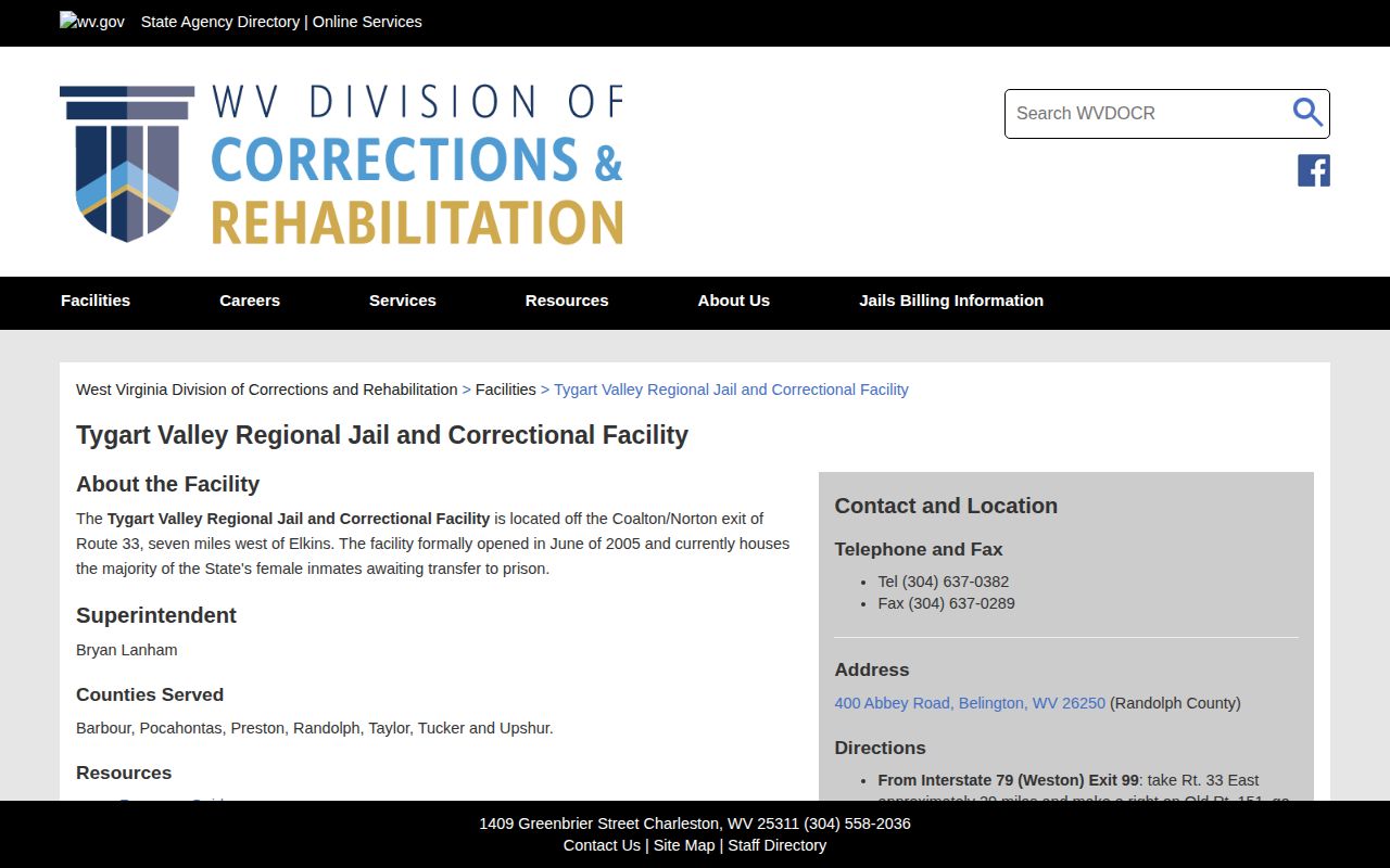 Taylor County 72-hour release TVRJCF official facility source